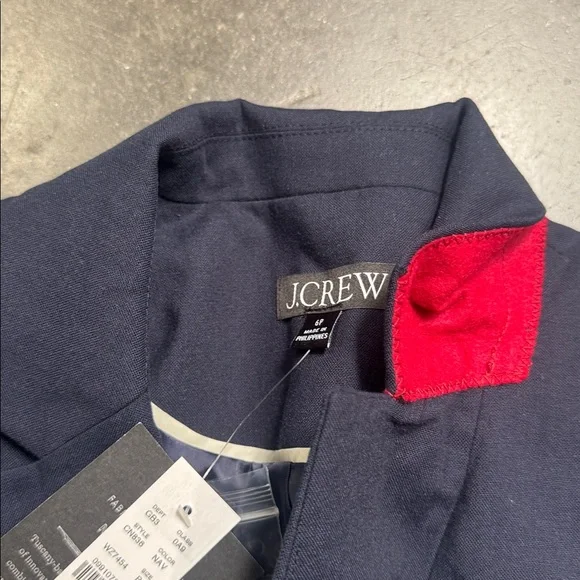 NWT J CREW Petite École blazer in Italian studio wool blend - Picture 5 of 5